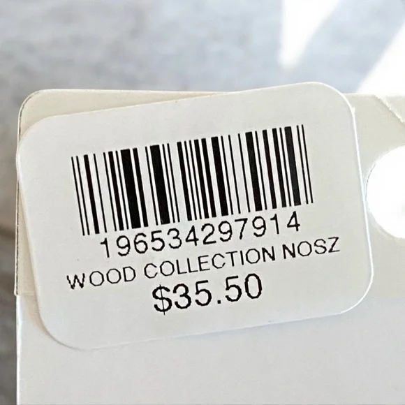 NWT Chico’s Wood & Faux Pearl Earrings - Picture 7 of 8